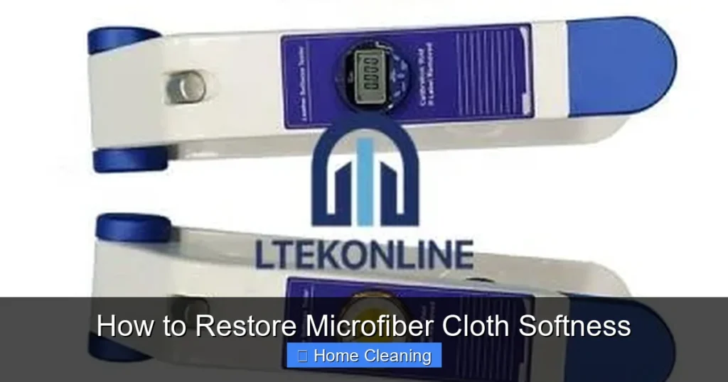 How to Restore Microfiber Cloth Softness
