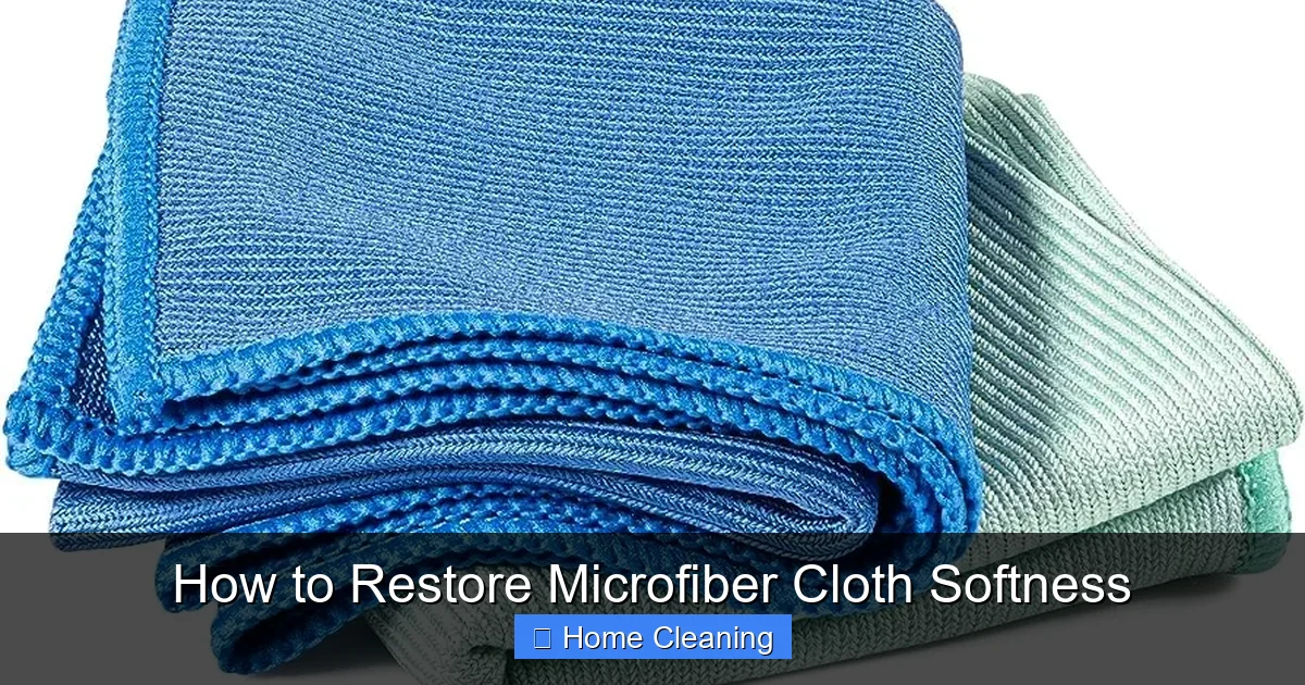 How to Restore Microfiber Cloth Softness