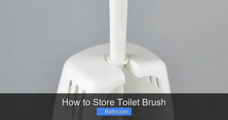 How to Store Toilet Brush