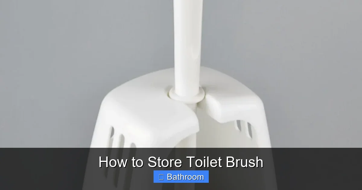 How to Store Toilet Brush