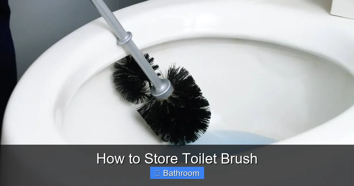 How to Store Toilet Brush
