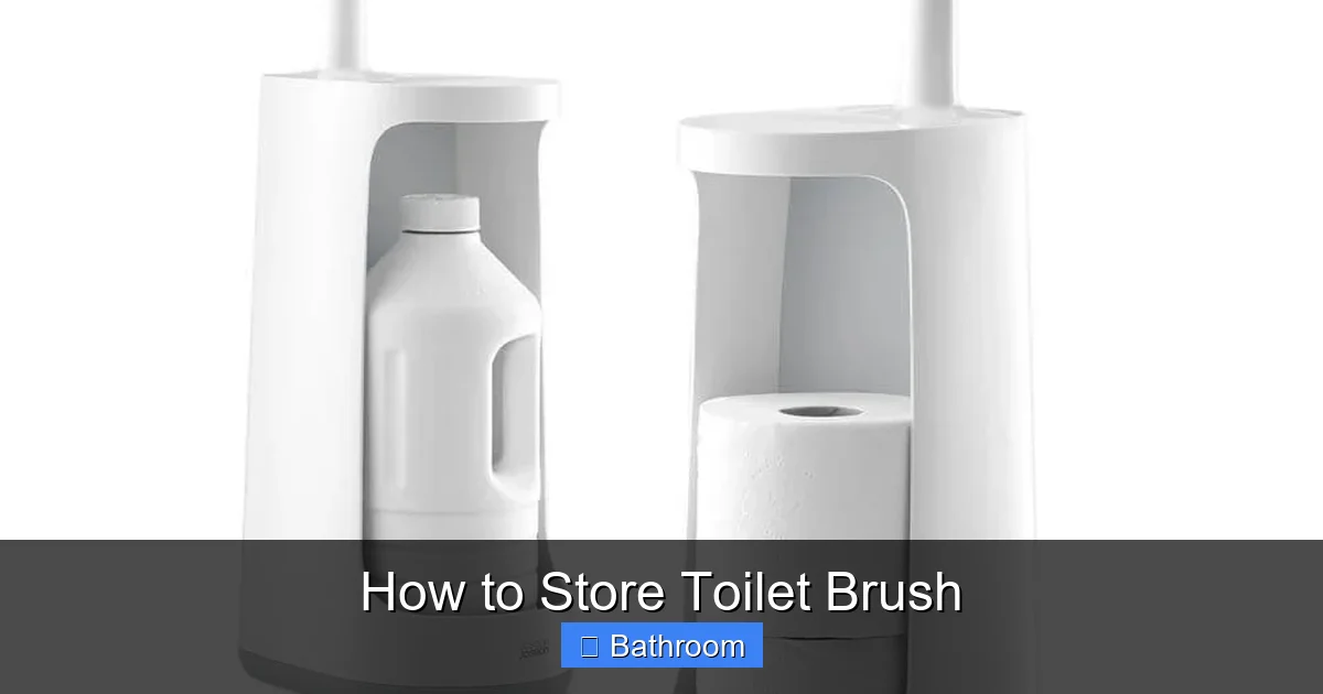 How to Store Toilet Brush