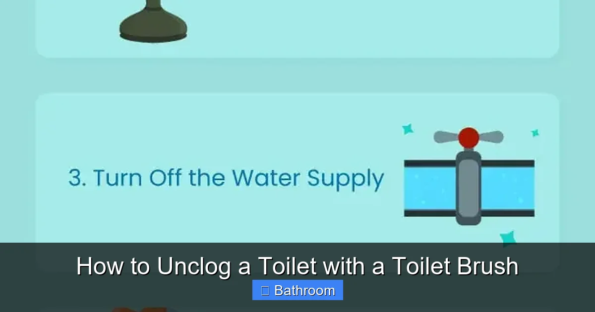 How to Unclog a Toilet with a Toilet Brush