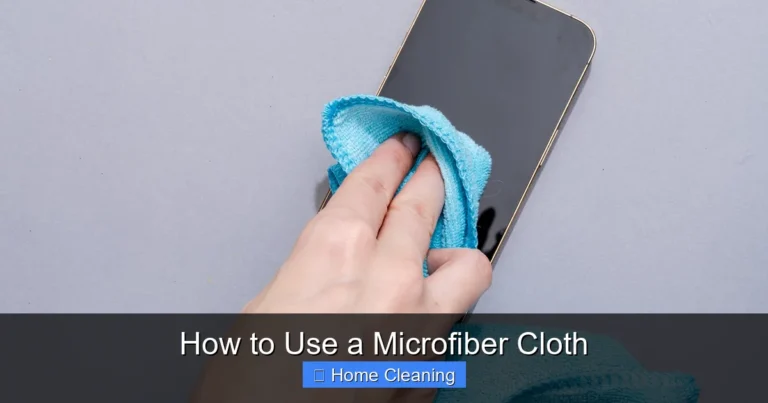 How to Use a Microfiber Cloth
