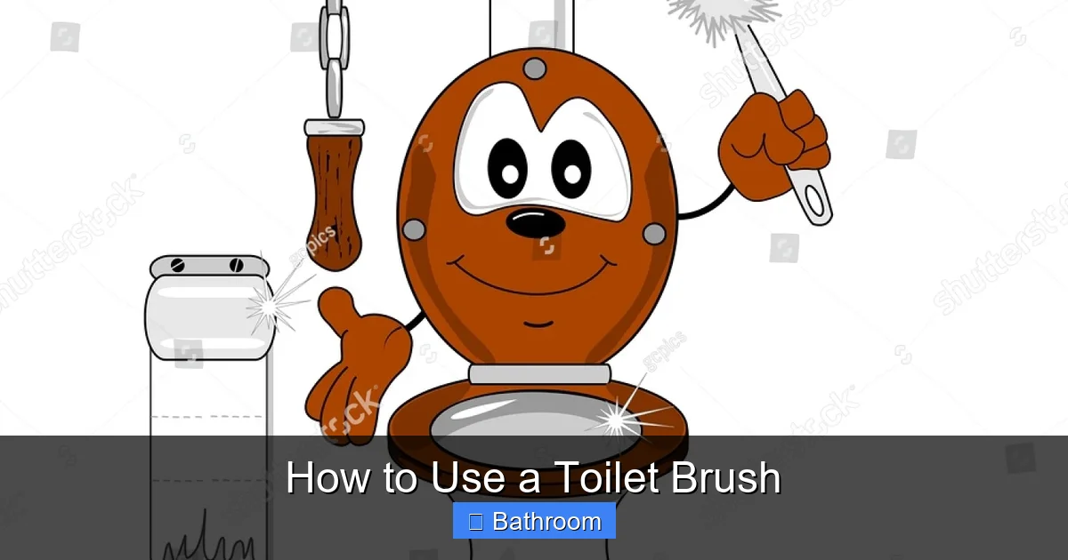How to Use a Toilet Brush