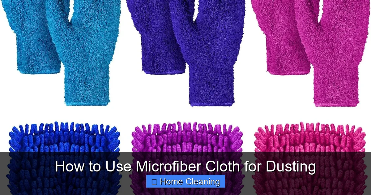 How to Use Microfiber Cloth for Dusting