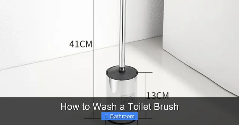 How to Wash a Toilet Brush
