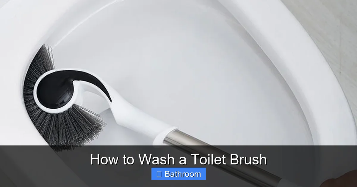 How to Wash a Toilet Brush