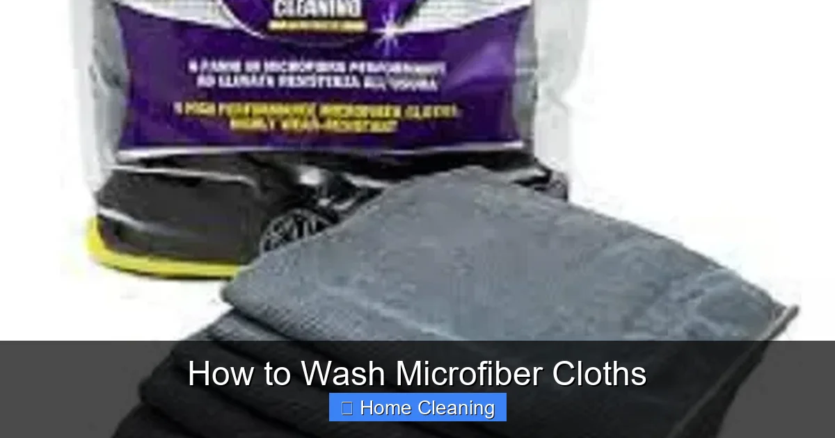 How to Wash Microfiber Cloths