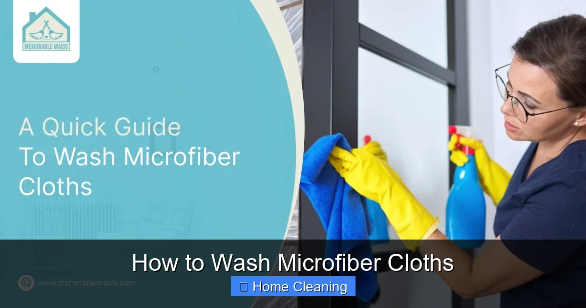 How to Wash Microfiber Cloths