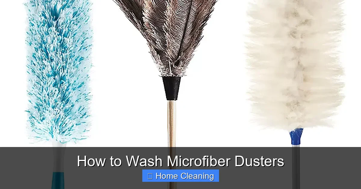 How to Wash Microfiber Dusters