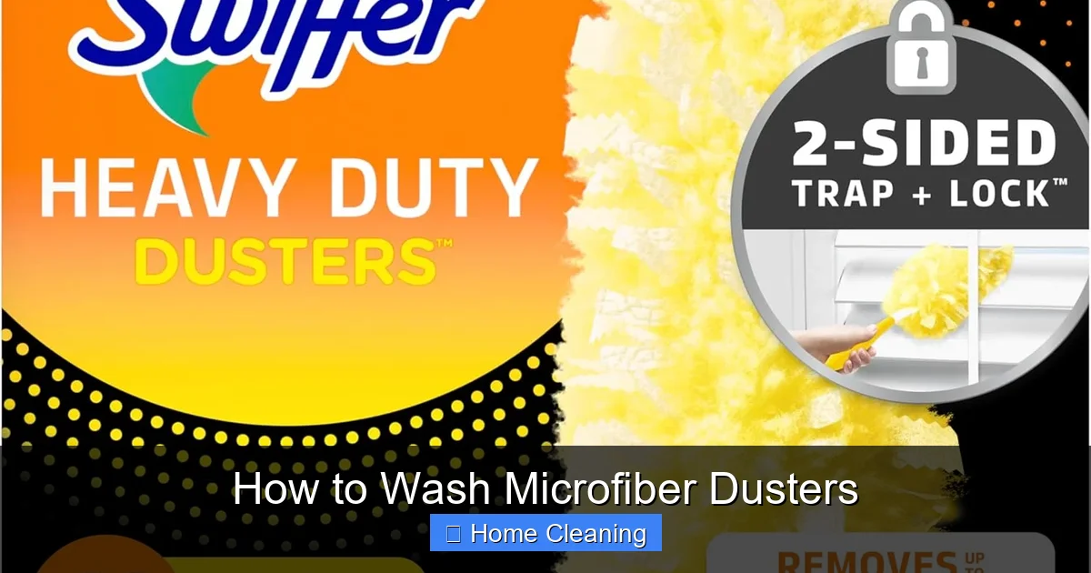 How to Wash Microfiber Dusters