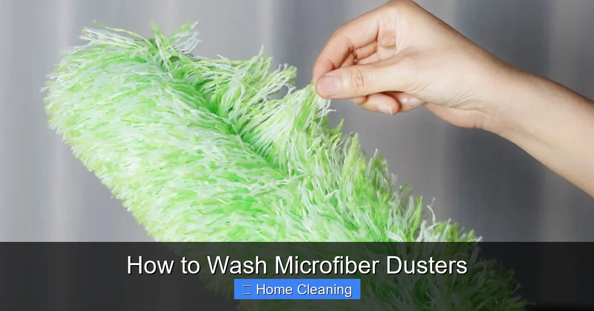 How to Wash Microfiber Dusters
