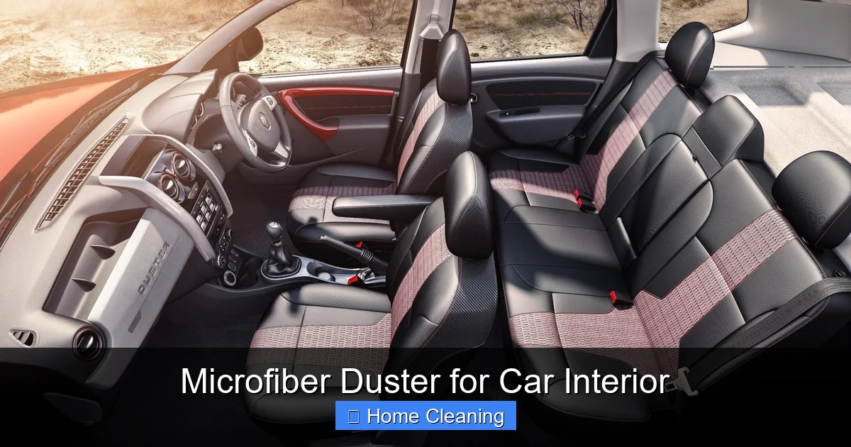 Microfiber Duster for Car Interior