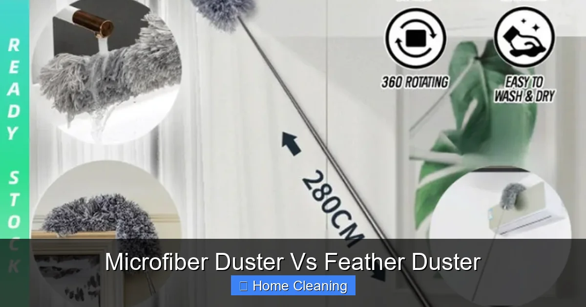 Microfiber Duster Vs Feather Duster