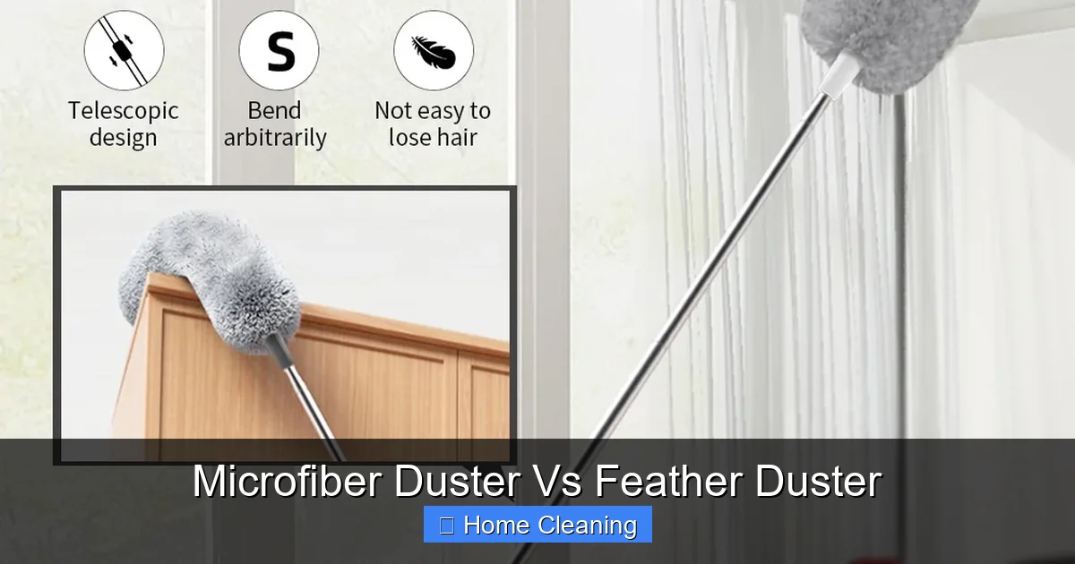 Microfiber Duster Vs Feather Duster