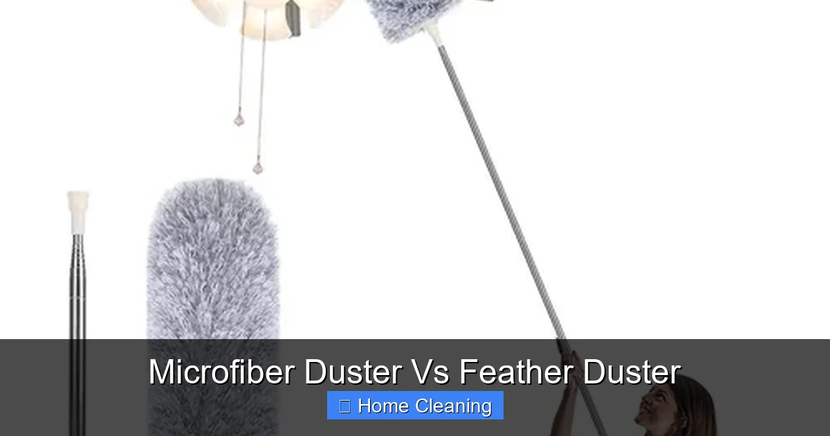 Microfiber Duster Vs Feather Duster