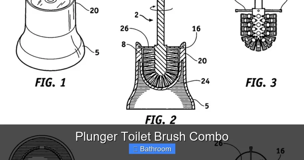 Plunger Toilet Brush Combo
