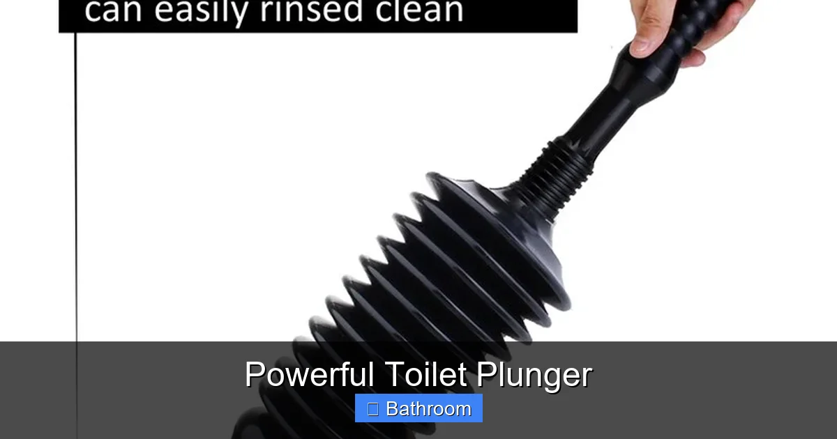 Powerful Toilet Plunger