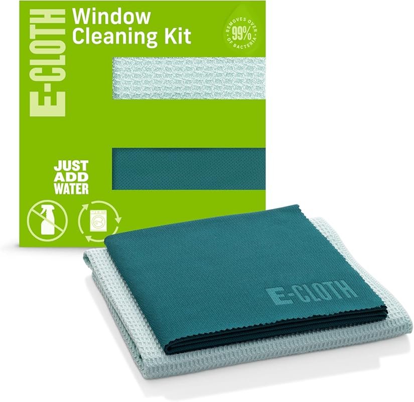 E-Cloth microfiber window cloth for streak-free cleaning with just wat