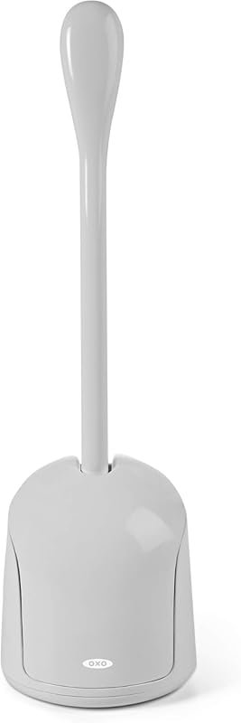 OXO Good Grips Compact Toilet Brush & Canister - Gray