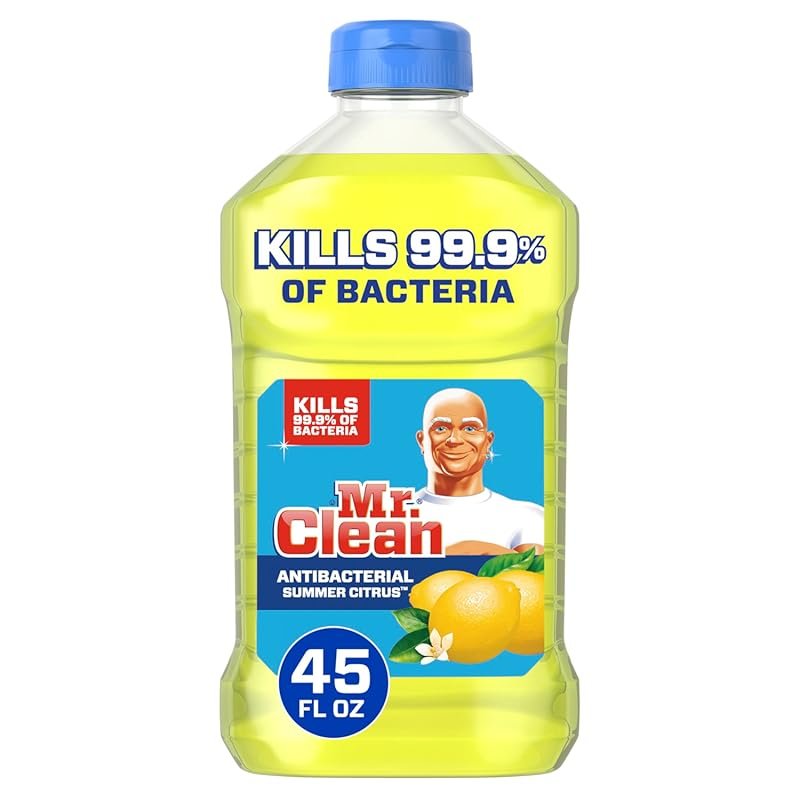 Mr. Clean Multi-Surface Antibacterial Cleaner, Summer Citrus, 45 Oz Bo