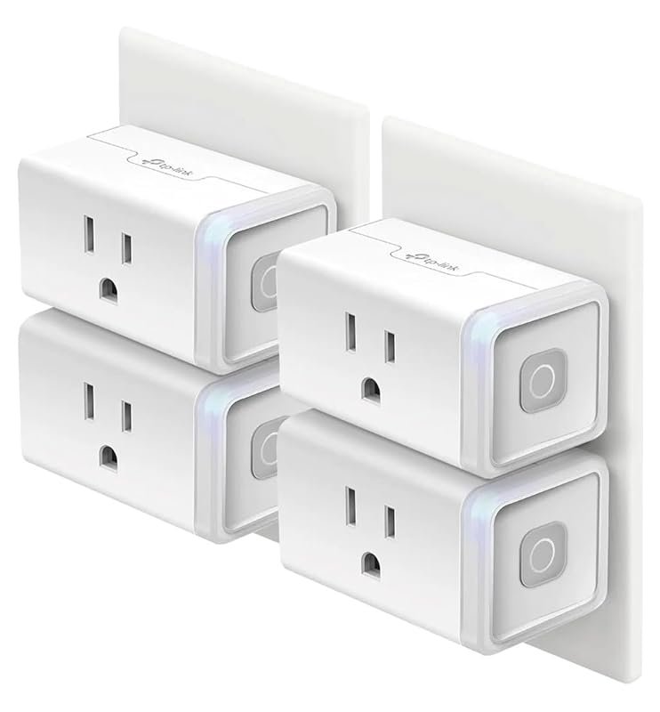 Kasa Smart Plug HS103P4 – Wi-Fi Outlet with Alexa, Google, Remote Cont