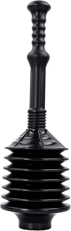 JS Jackson Supplies Professional Bellows Accordion Toilet Plunger with