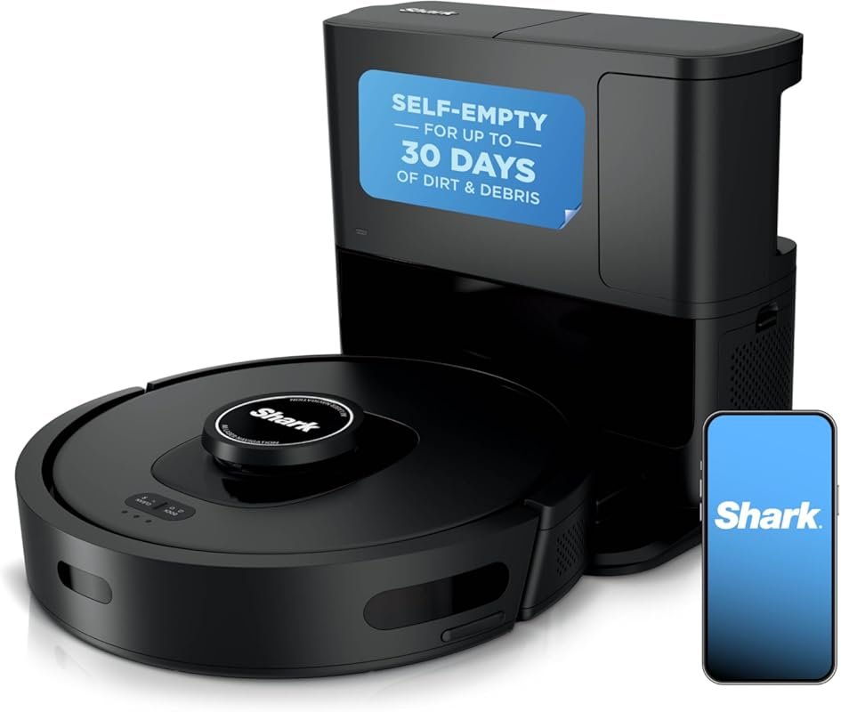 Shark AI Ultra Robot Vacuum with Home Mapping and 30-Day Self-Empty Ba