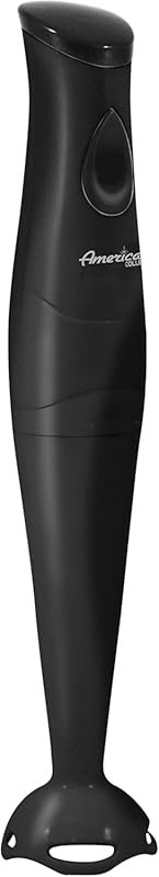 Elite Gourmet 150W 1-Touch Hand Blender with Chopper for Smoothies, So