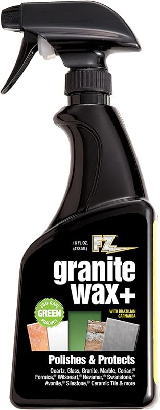 Granite Wax Plus Cleaner & Polish for Kitchen and Bathroom, Hard Water