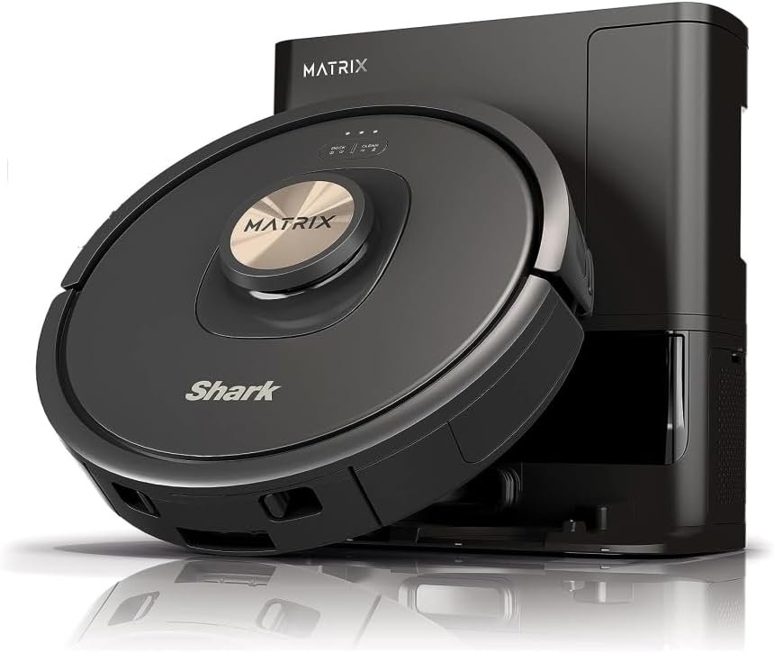 Shark Matrix Robot Vacuum with Precision Mapping and 45-Day Self-Empty