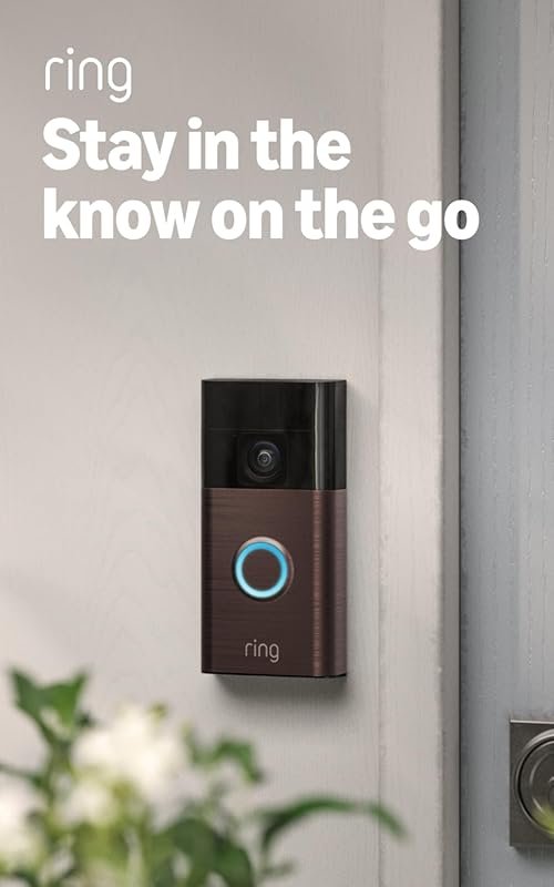 Ring Battery Doorbell – Head-to-Toe Video, Two-Way Talk, Motion Detect