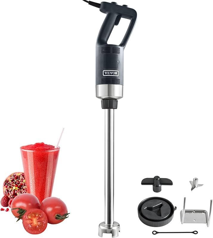 VEVOR Commercial Immersion Blender with 500-Watt Motor, 20-Inch Shaft,