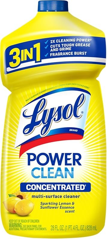 Lysol Power Clean Multi-Surface Cleaner, Sparkling Lemon & Sunflower, 