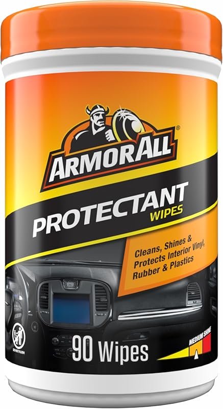Armor All Protectant Wipes – 90 Count Canister for UV Protection on Vi