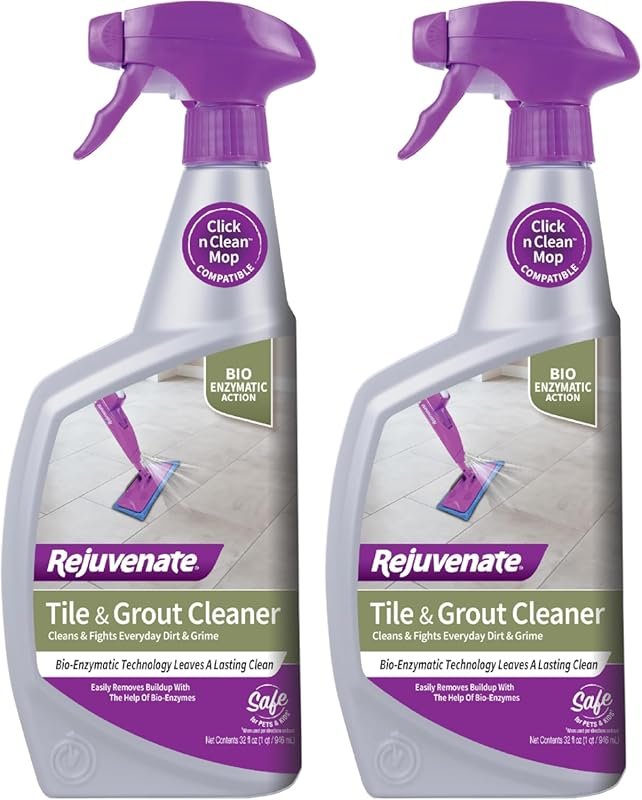 Rejuvenate Bio-Enzymatic Tile and Grout Cleaner – Lightens and Brighte