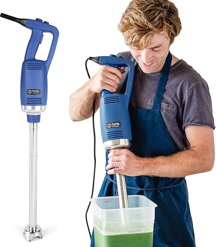 TK Commercial Immersion Blender with 750-Watt Motor, 20,000 RPM, and 2