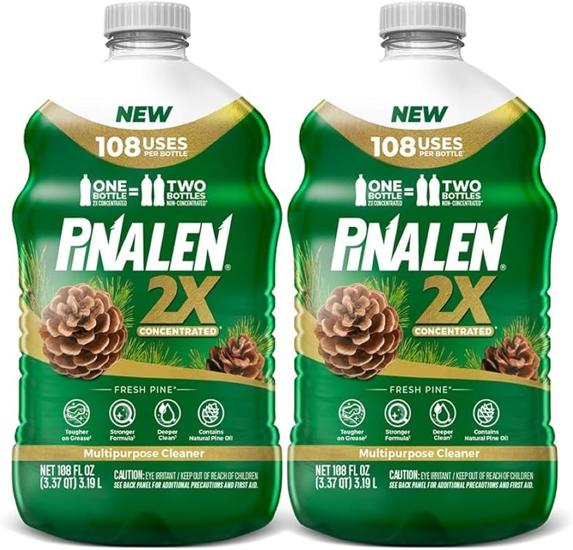 PINALEN 2X Max Aromas Concentrated Multipurpose Cleaner, Fresh Pine Sc