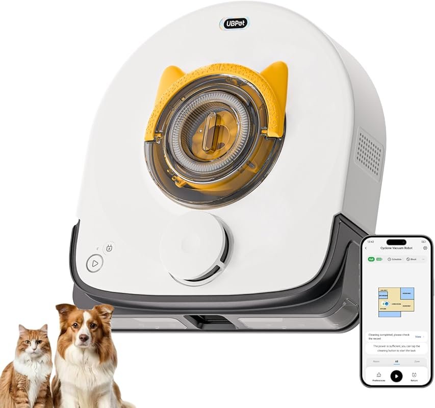 Robot Vacuum with 22,000Pa Suction, LiDAR Navigation, and Smart Mappin