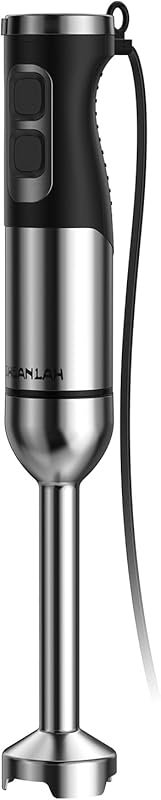1000W immersion blender with 25-speed control and durable copper motor