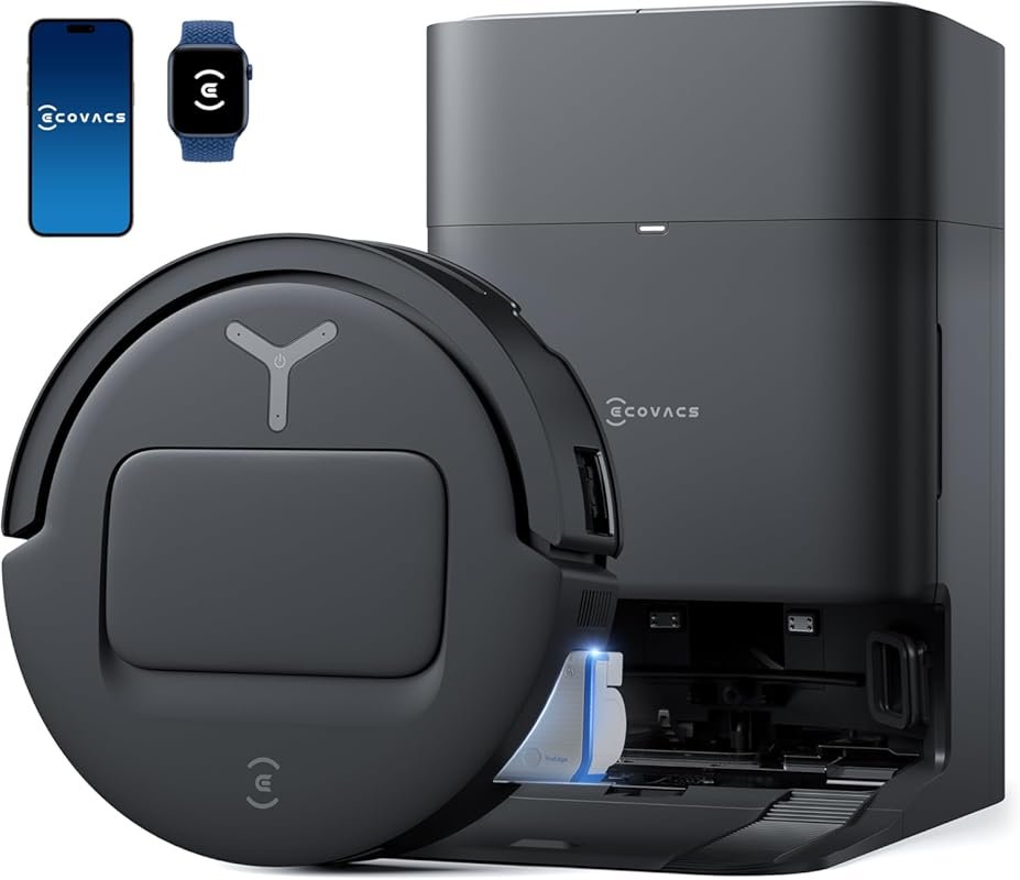 ECOVACS DEEBOT T80 Omni Robot Vacuum & Mop, 18,000Pa Suction, Instant 