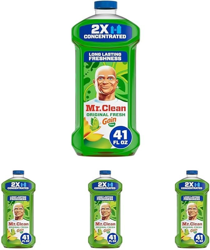 Mr. Clean All Purpose Floor Cleaner for Mopping Kitchen, Bathroom, and