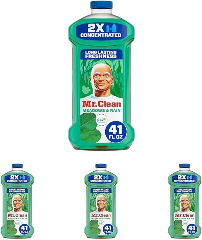 Mr. Clean All Purpose Floor Cleaner for Mopping Kitchen, Bathroom, and