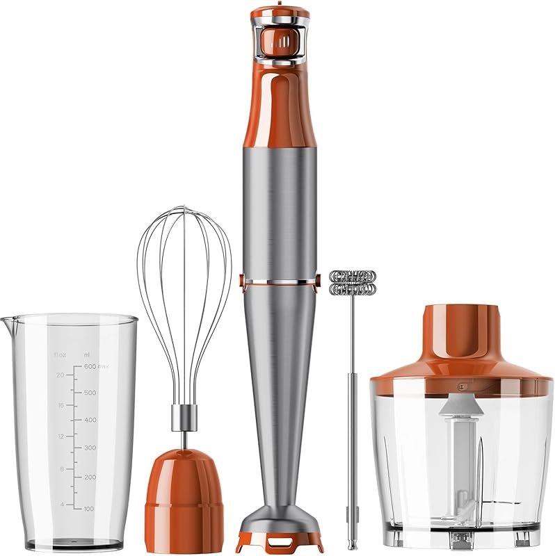 Immersion Blender Handheld Corded Hand Blenders Set 1100W, Trigger Var