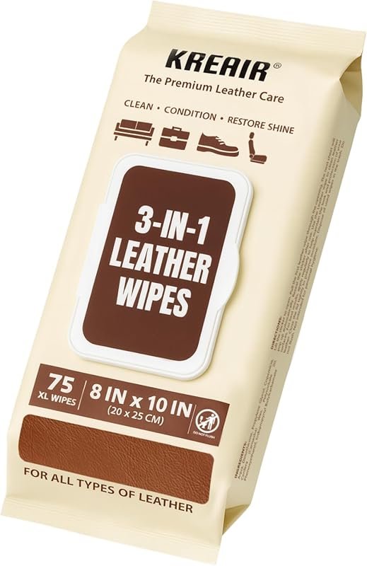 3-in-1 Leather Wipes – Clean, Condition, and Shine All Leather Surface