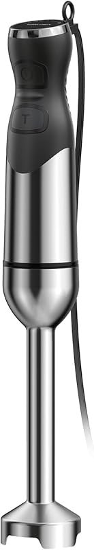 1000W Immersion Blender with 25-Speed Control and Copper Motor for Smo