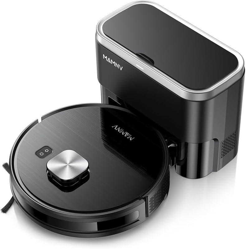 Robot Vacuum and Mop Combo with 11,500Pa Suction and 70-Day Self-Empty