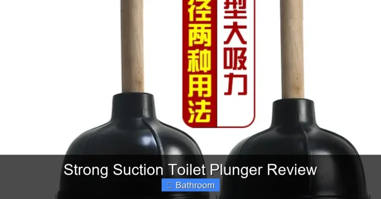 Strong Suction Toilet Plunger Review