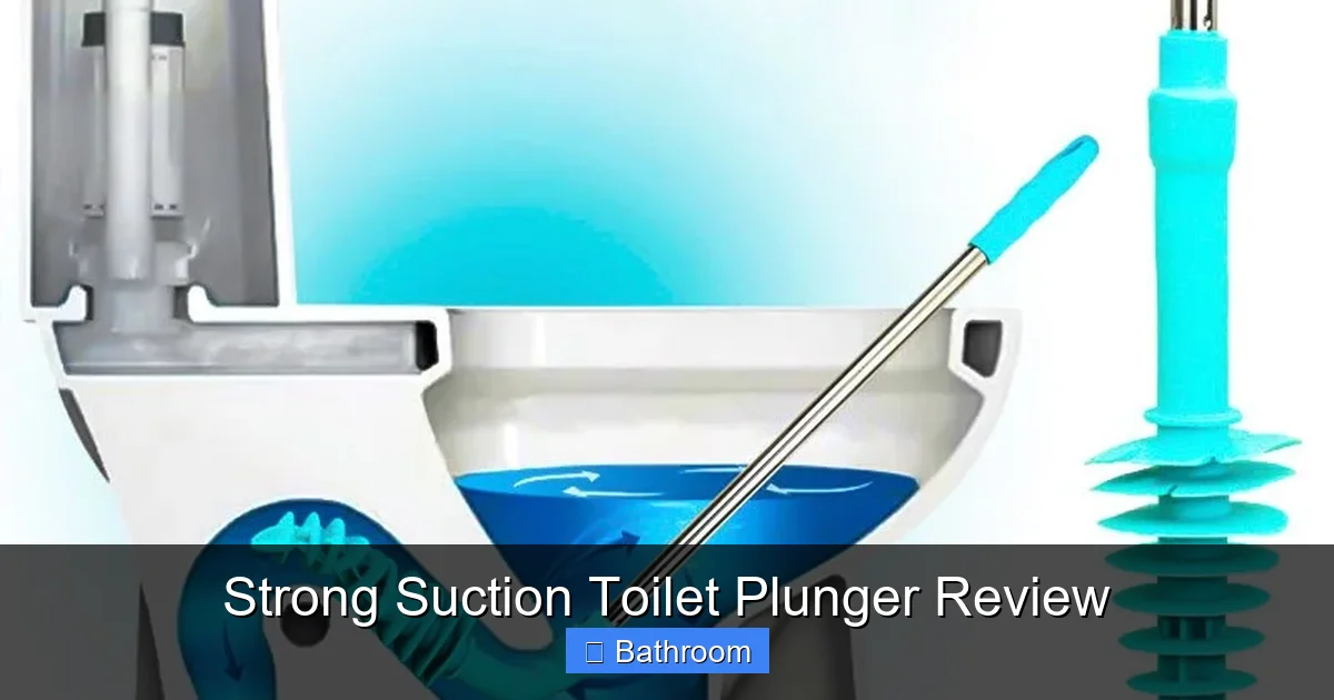 Strong Suction Toilet Plunger Review